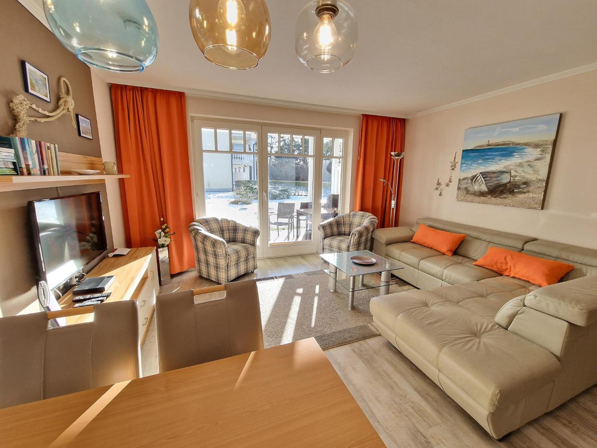 Duenenpark Binz - Komfort Ferienwohnung Mit 1 Schlafzimmer Und Terrasse Im Erdgeschoss 220 Exterior photo